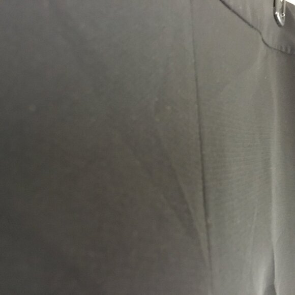 Talbots Dress Pants 18 High Rise Straight Wide Leg Solid Black Side Zip Career - Picture 6 of 15